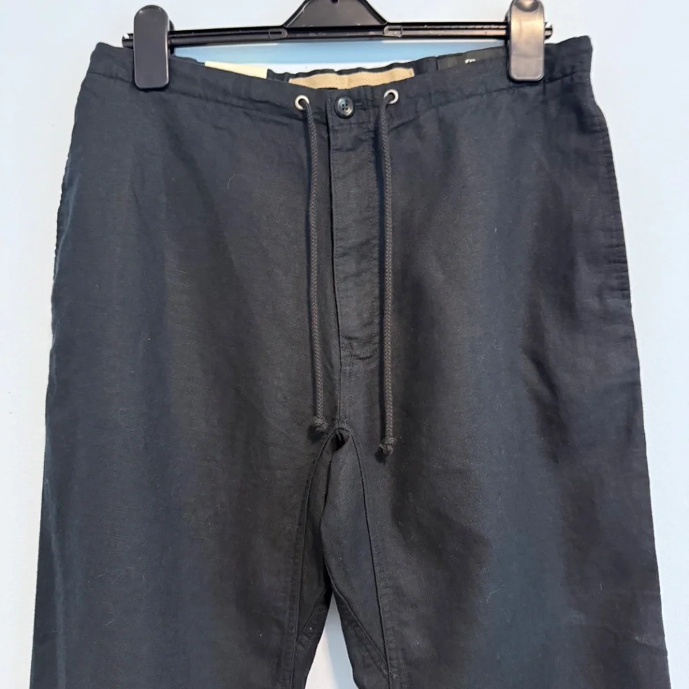 Banana Republic Women’s Linen/cotton Black Pants Size M‎